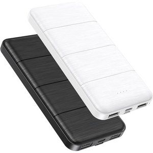 Portable-Charger-Power-Bank - 2 Pcs 15000mAh Dual USB Power Bank Output 5V3.1A